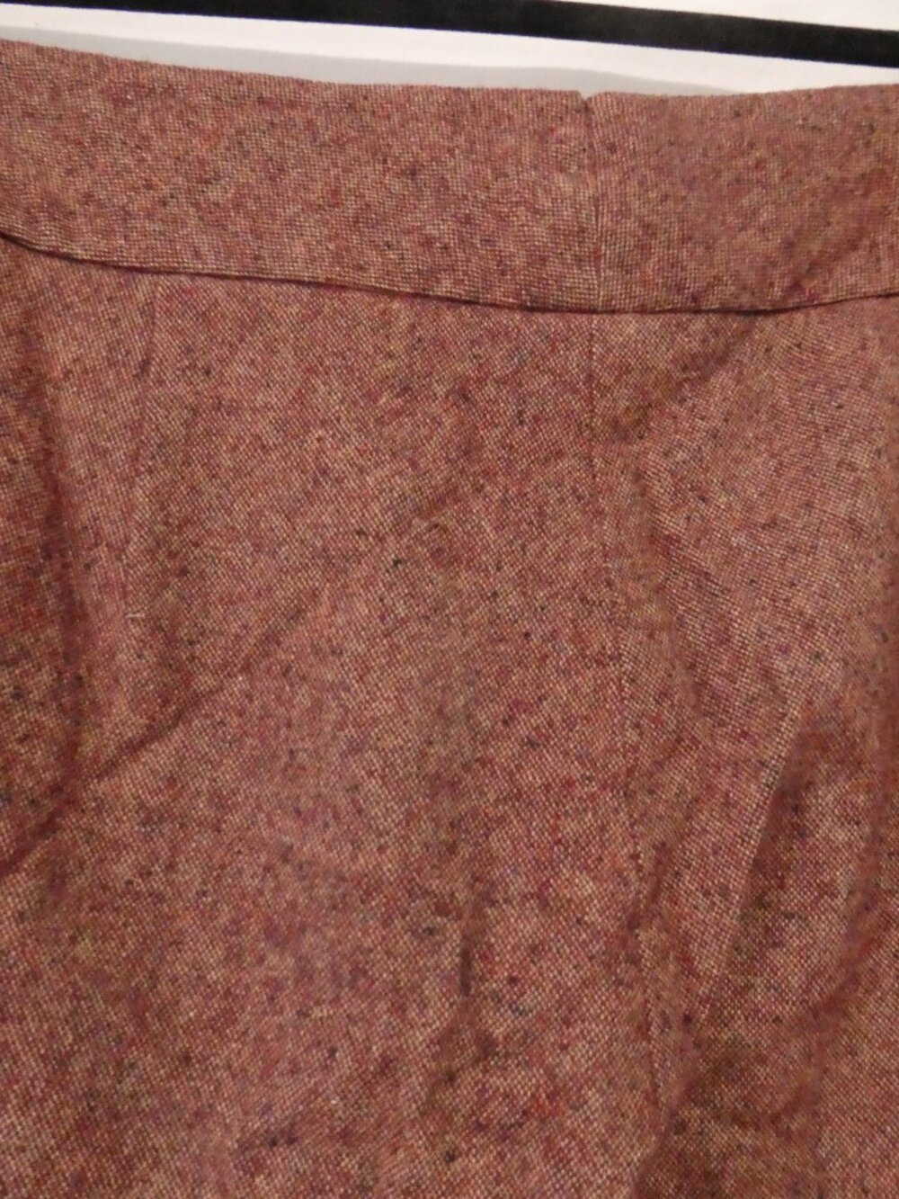 SLOAN Lined Pants Textured Tweed Burgundy - size 16 - Picture 10 of 14